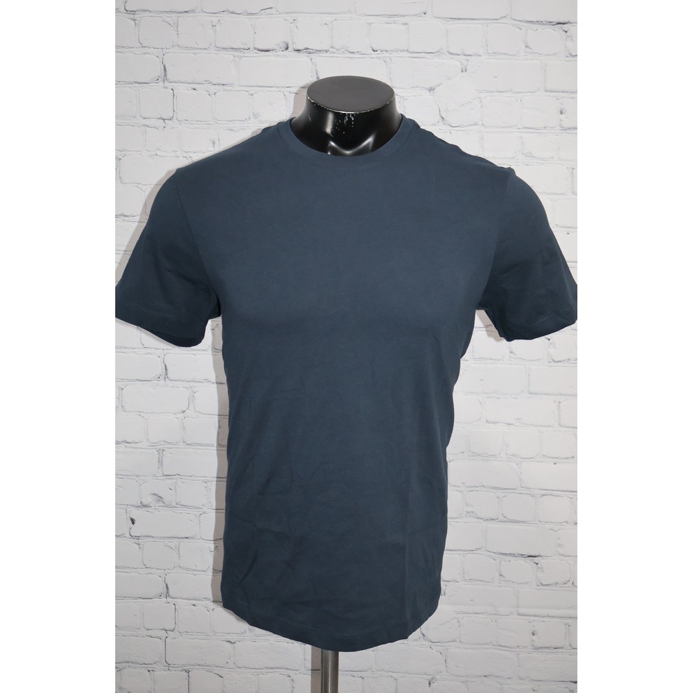 J.Crew T-Shirt Mens Medium Blue Washed Cotton Short Sleeve Crew Neck 53362 NEW